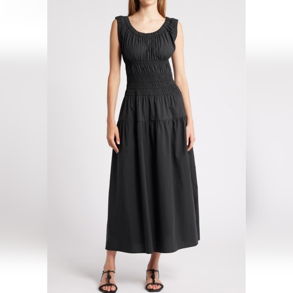 Rails Dresses & Skirts - Rails Anastasia Tiered Elegant Black Maxi Dress Large